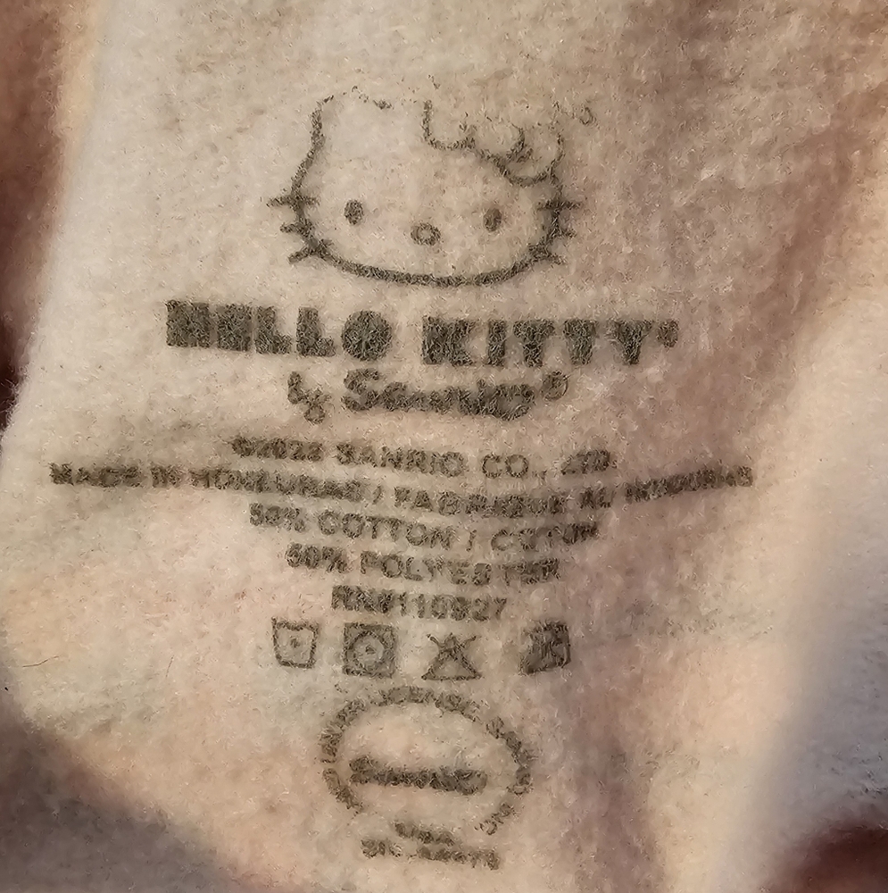 Sanrio Hello Kitty Pink Graphic Hoodie Hotdog Fast Foodie Edition Size Large EUC - Picture 9 of 12